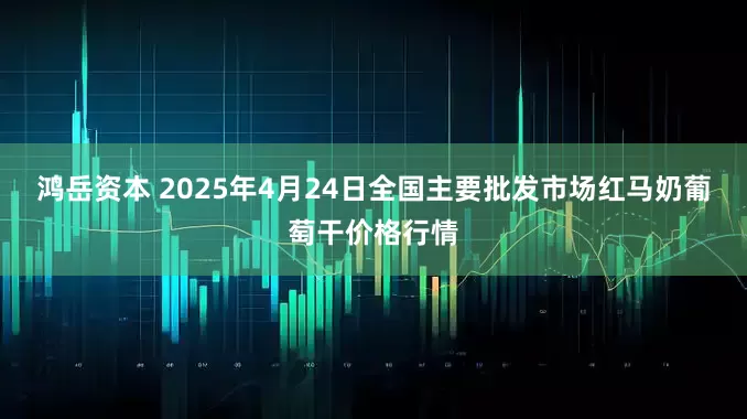 鸿岳资本 2025年4月24日全国主要批发市场红马奶葡萄干价格行情